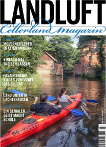 Abbildung der aktuellen Ausgabe von LANDLUFT, das Wendland Magazin