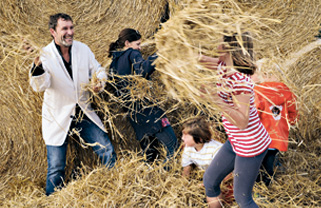 Photo Schauspieler Heikko Deutschmann und seine Familie