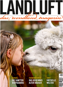 Abbildung der aktuellen Ausgabe von LANDLUFT, das Wendland Magazin